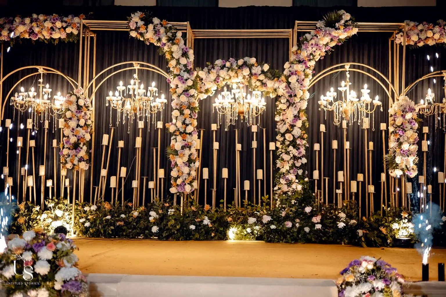 Beautiful reception decoration and arrangements - View 3