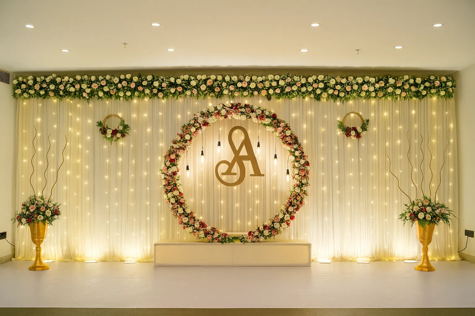 Beautiful reception decoration and arrangements - View 4