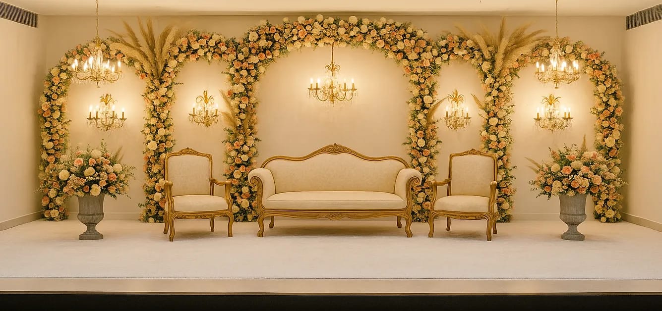 Traditional saree ceremony decoration - View 7