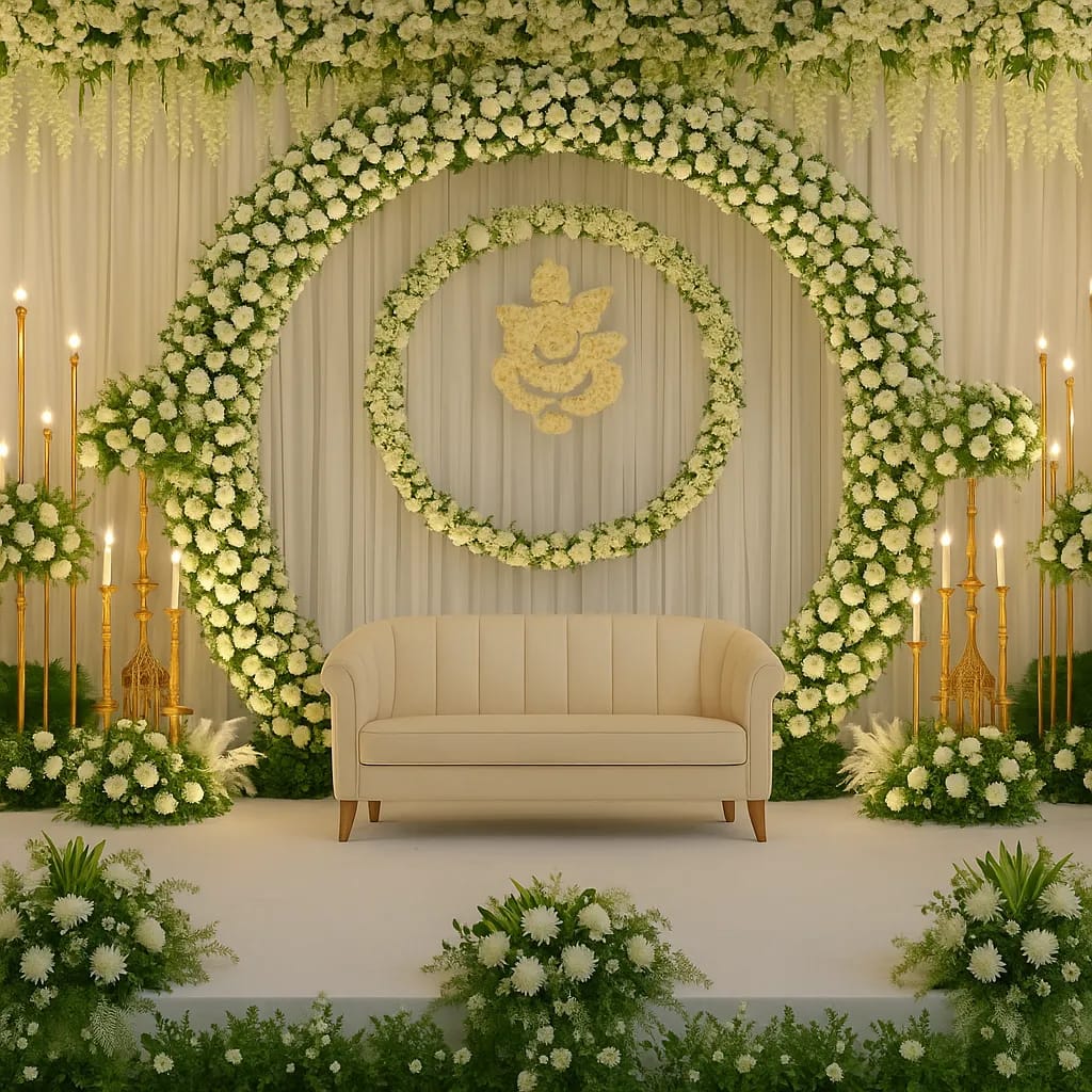 Traditional saree ceremony decoration - View 10