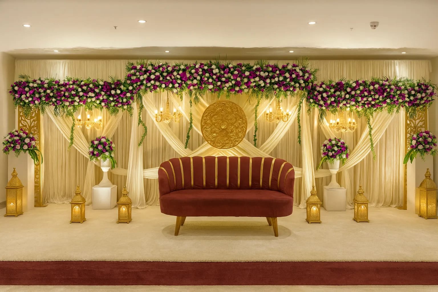 Traditional saree ceremony decoration - View 11