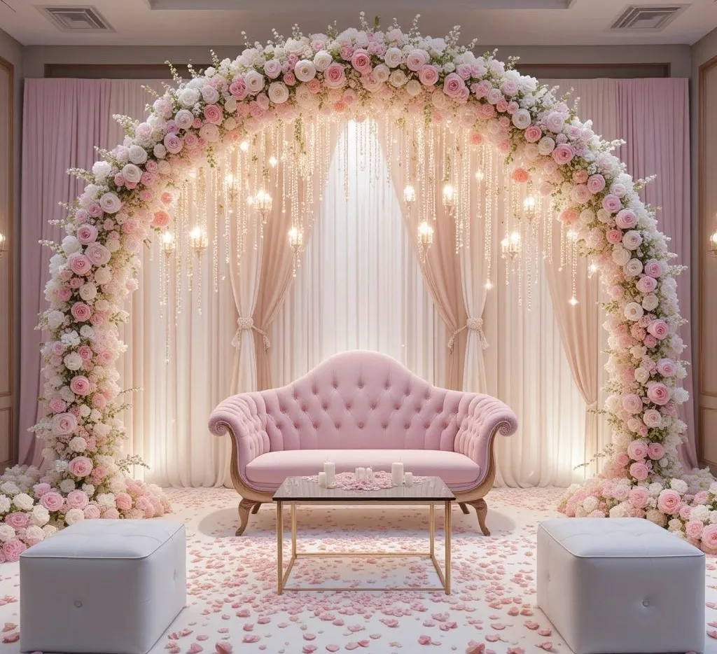 Traditional saree ceremony decoration - View 4