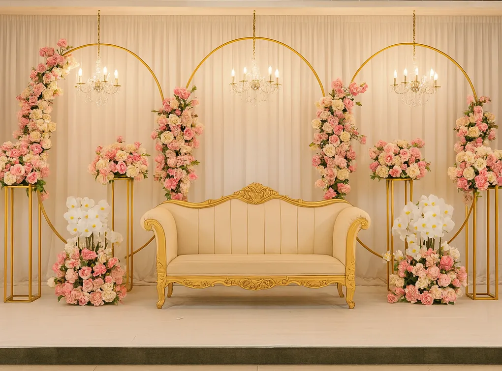 Traditional saree ceremony decoration - View 6