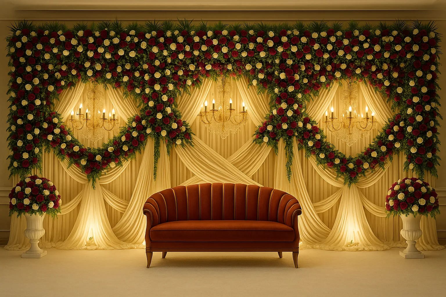 Traditional saree ceremony decoration - View 9